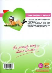 Verso de Love junkies - Saison 2 -9- Tome 9