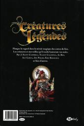 Verso de Créatures de légendes - Créatures de légendes - artbook