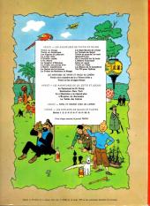 Verso de Tintin (Historique) -7B39- L'île noire