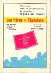 Verso de Les héros du mystère -HS3- Numéro Spécial Pâques 1968