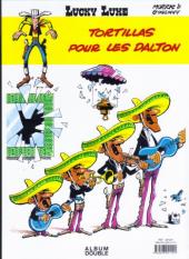 Verso de Lucky Luke (Albums doubles France Loisirs) -15- Calamity Jane / Tortillas pour les Dalton