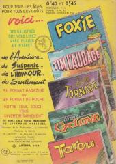 Verso de Toni Cyclone (Artima) -34- Le mystère des avions perdus