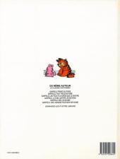 Verso de Garfield (Dargaud) -3a1987- Les yeux plus gros que le ventre