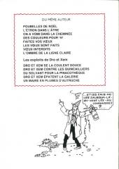 Verso de Les aventures de Lanceval -9- Au clair de la ligne