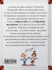 Verso de Ainsi va la vie (Bloch) -93- Max et Lili veulent éduquer leurs parents