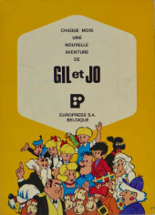 Verso de Gil et Jo (Les aventures de) -1- La chasse au professeur Gobelin