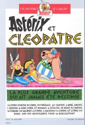 Verso de Astérix (France Loisirs) -3a92- Le tour de Gaule d'Astérix / Astérix et Cléopâtre