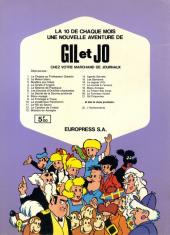 Verso de Gil et Jo (Les aventures de) -21- Gil prisonnier