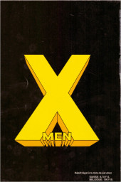 Verso de X-Men/X-Men Saga (Semic) -14- X-Men 14