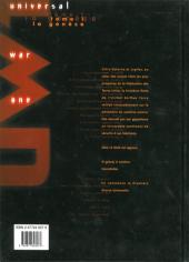 Verso de Universal War One -1a1999- La genèse