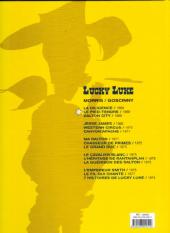 Verso de Lucky Luke (Albums triples France Loisirs) -1- La diligence / Le Pied-Tendre / Dalton City