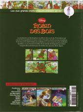 Verso de Les plus grands chefs-d'œuvre Disney en BD -20- Robin des bois