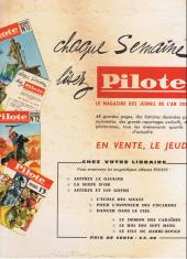 Verso de (Recueil) Pilote (Album du journal - Édition française cartonnée) -18- Reliure n°18