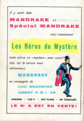 Verso de Mandrake (3e Série - Remparts) (Spécial - 1) -44- L'homme panthère