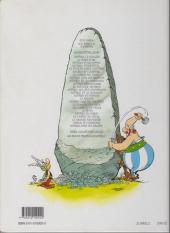 Verso de Astérix (Hachette) -2a2001- La Serpe d'or