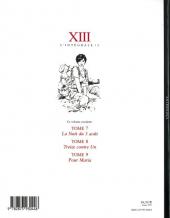 Verso de XIII (Niffle) -3a- L'intégrale / 3