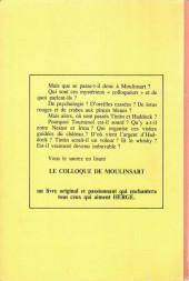 Verso de (AUT) Hergé - Le colloque de Moulinsart