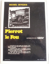 Verso de Pierrot le fou - Tome a1981