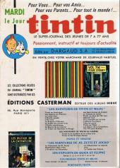 Verso de (Recueil) Tintin (Album du journal - Édition française) -86- Tintin album du journal