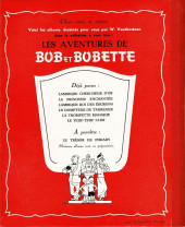 Verso de Bob et Bobette (2e Série Rouge) -6'- Le teuf-teuf club