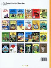 Verso de Tintin (en langues étrangères) -16Turc- Hedef Ay