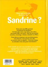 Verso de L'encyclopédie des Prénoms en BD -14- Sandrine
