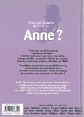 Verso de L'encyclopédie des Prénoms en BD -21- Anne
