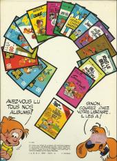 Verso de Boule et Bill -9a1980- Une vie de chien !
