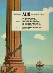 Verso de Alix -6a1969- Les légions perdues