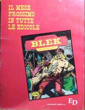Verso de Blek (en italien) -3- L'esecuzione mancata
