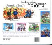 Verso de Chroniques savoyardes -4- Les Expressions savoyardes en B.D. 4