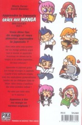 Verso de Apprendre le japonais grâce aux manga - Tome 1