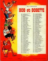 Verso de Bob et Bobette (3e Série Rouge) -121b1981- Le diamant sombre