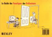 Verso de Le guide des Fanatiques -2- Le Guide des Fanatiques des Ordinateurs