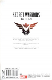 Verso de Secret Warriors (2009) -INT3- Wake the Beast