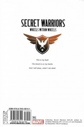 Verso de Secret Warriors (2009) -INT6- Wheels Within Wheels