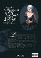 Verso de La marquise du Pont d'Oye - La legende de Louise de Lambertye
