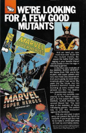 Verso de X-Factor Vol.1 (1986) -26- The Fall of the Mutants