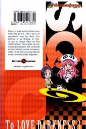 Verso de To Love - Darkness -3- Tome 3
