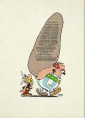 Verso de Astérix -8c1977- Astérix chez les bretons