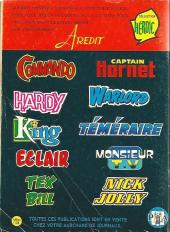 Verso de Captain Hornet (Arédit) -6- Raiden le redoutable