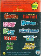 Verso de Captain Hornet (Arédit) -8- Le gang des faussaires