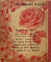 Verso de Les albums Roses (Hachette) -1- Mickey chasseur