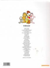 Verso de Garfield (Dargaud) -18b2001- Garfield dort sur ses deux oreilles