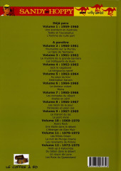 Verso de Sandy & Hoppy -INT01a- Intégrale volume 1: 1959-1960