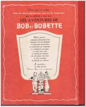 Verso de Bob et Bobette (2e Série Rouge) -5a1954/11- La trompette magique