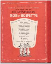 Verso de Bob et Bobette (2e Série Rouge) -5a1954- La trompette magique