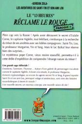 Verso de Les aventures de Saint-Tin et son ami Lou -10- Le 