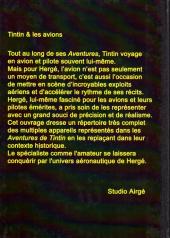 Verso de Tintin - Divers -2007- Tintin & les avions