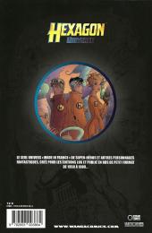 Verso de Hexagon universe -3- Le Gladiateur de bronze / Brigade Temporelle